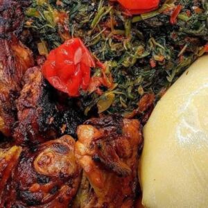 fufu corn and khati Khati